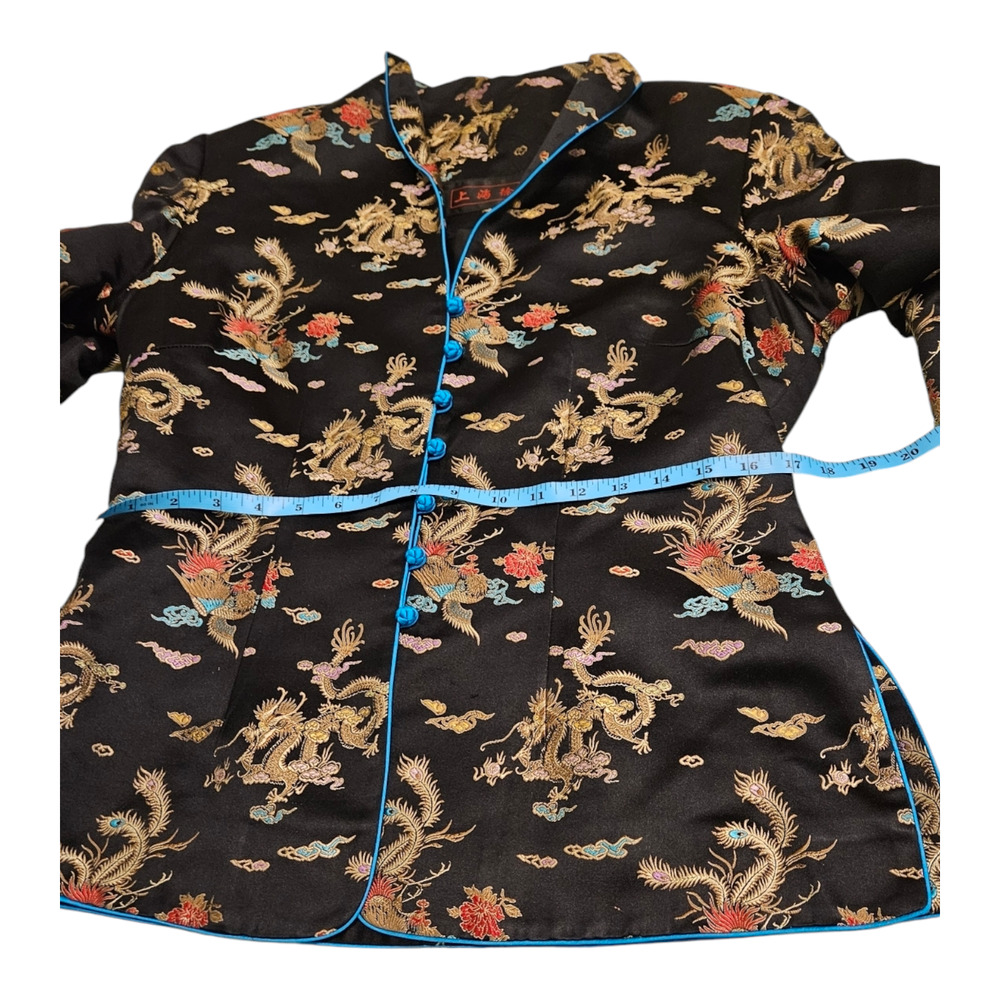 Small Embroidered Long Sleeve Button Up Jacket - Picture 7 of 9